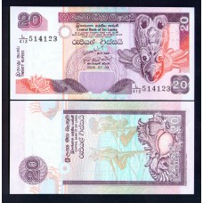 Шри Ланка 20 рупий 2001г.